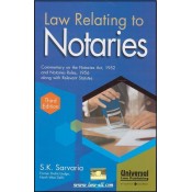 Universal's Law Relating to Notaries [HB] by S. K. Sarvaria